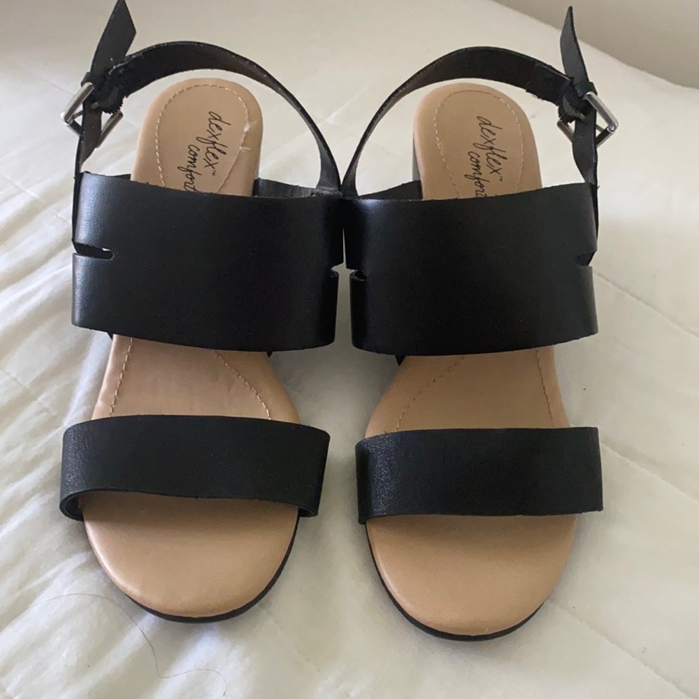 Black wedges dexflex comfort